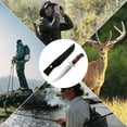 thumbnail image 5 of Plys Tactical Knife 6.2 inch Full Tang with Sheath: Fixed Blade Hunting Survival Knives for Men Camping Bushcraft, Wood Handle, 5 of 7