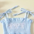 thumbnail image 4 of Toddler Baby Girl Outfits Sleeveless Tied Flower Print Tank Tops Elastic Pants Toddler 2Pcs Clothes Set Kaprioy Toddler Girl Clothes 6 9 12 18 24 Months 2T 3T 4T 5T, 4 of 9