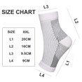 thumbnail image 2 of 4 pares de calcetines de compresión para aliviar el dolor, calcetines de compresión para fitness, calcetines elásticos para ciclismo, tobilleras para fascitis plantar, manga para aliviar el, 2 of 5