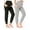 Black/Light grey, variant on Yawrut Two-Piece Set Women Pregnant Women High Waist Support Side Pocket Bunched feet Yoga Maternity Pants