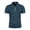 Dark Blue, variant on Bibifish Mens Zip Up Polo Shirt Collar Waffle Knit Lightweight Stretch Tshirts Breathable Wrinkle Resistant Undershirt Business Casual Daily Wear Tops
