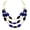 NK_10712_Royalblue, variant on Bocar Statement Wood Crystal Cluster Beaded Necklace with Tassel Chain Pendant Multi Row Pendant Collar Chain Women Jewelry(NK_10713_Mix)