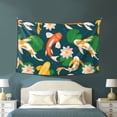 thumbnail image 4 of XMXT Wall Tapestry Hanging, Koi Flower Pattern Wall Decor Tapestry for Bedroom Living Room Dorm, 60 x 40 inches, 4 of 9