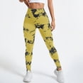 thumbnail image 5 of UngA Cellulite Leggings, High Waist 3D Anti Cellulite Leggings for Women Tummy ControlSlimming Yoga Pants Workout Yoga Leggings for Women Yellow,S, 5 of 8