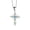 B, variant on SIfdSeng Personality Fashion Temperament Opal Cross Pendant Pendant Necklace for Women Jewelry Gifts