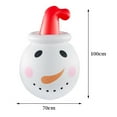 thumbnail image 3 of Adorno Navideño Inflable Macarena Muñeco de Nieve LED, 3 of 8
