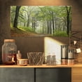 thumbnail image 1 of Chemin de Forêt de Plage Verte - Impression sur Toile d'Art de Paysage Photo, 1 of 3
