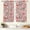Pink, variant on 42 x 63 Inch Floral Curtains for Bedroom Living Room Room Darkening Linen Textured Flower Pattern Curtains Printed Drapes with Rod Pocket Farmhouse Country Decorative Curtains 2 Panels