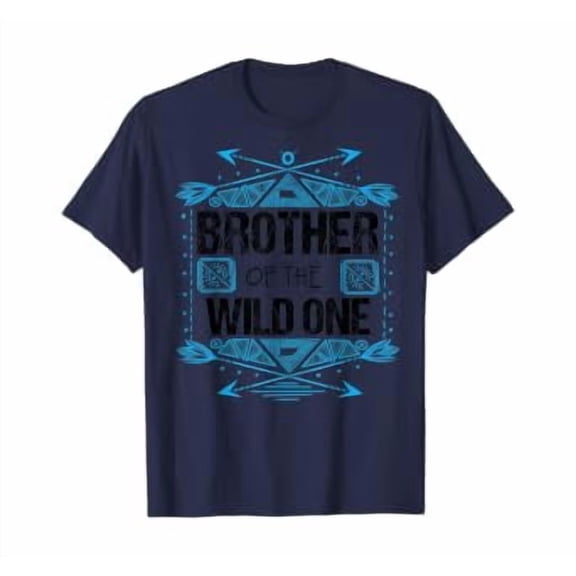 Cute Brother Of The Wild One Male Sibling Gift Family T-Shirt, Size S-5XL
