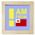 thumbnail image 1 of I Am From Tonga Art Deco Fashion Square Picture Frame Wall Tabletop Display, 1 of 3