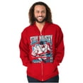 thumbnail image 5 of Street Fighter Ryu Stay Hungry Zip Hoodie Sweatshirt Men Brisco Brands S, 5 of 6