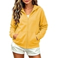 thumbnail image 4 of MexChoioe Boys and Girls Zip Up Hoodie Long Sleeve Hooded Sweatshirt Solid Color Outerwear with Pockets Versatile for Back to School and Daily Activities, 4 of 4