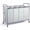 gray, variant on Laundry Hamper Sorter Cart: 4-Section Organizer with Heavy-Duty Lockable Wheels and Removable Bags | 180L Rolling Laundry Basket for Dirty Clothes in Laundry Room or Small Spaces (Multicolor)
