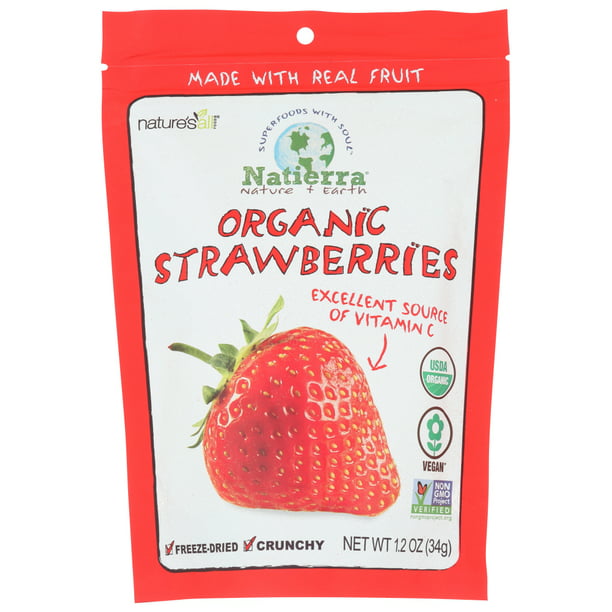 Nature S All Foods Natierra Organic Freeze Dried Strawberry 1 2 Oz Walmart Com Walmart Com,Sympathy Message To A Friend