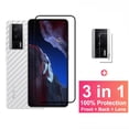 thumbnail image 2 of Mica Poco F5 Pro Protector De Pantalla Para Redmi Note 12 11 11s Plus Xiaomi 13 12T 5G Película Protectora De Vidrio Templado + Cámara + De Fibra De Carbono, 2 of 4