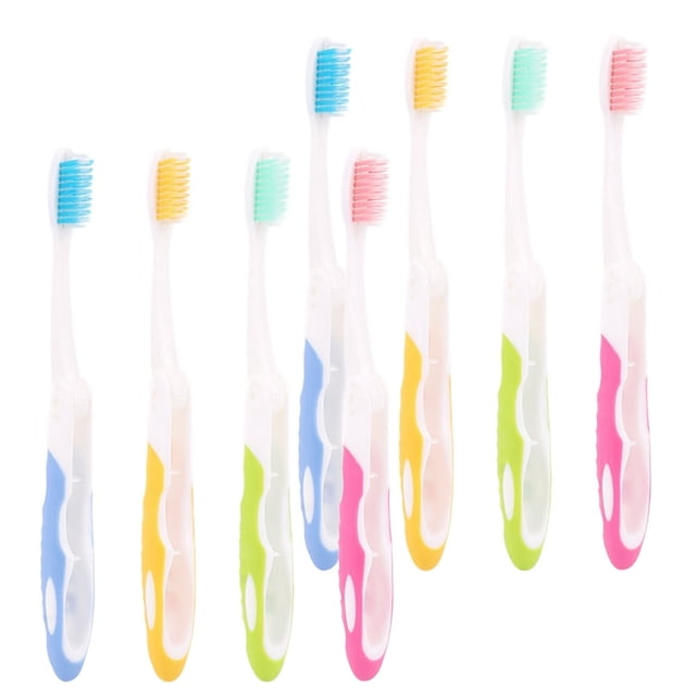 CUITING Travel Small Mini Camping Kids Portable Foldable Folding Hiking Fold Upbristle Manual Toothbrushes