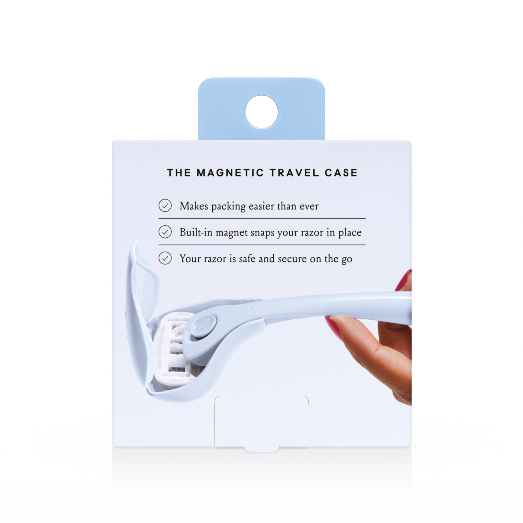 Billie 5-Blade Razor Travel Case - Cool Blue