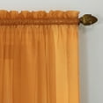 thumbnail image 4 of No. 918 Siren Voile Sheer Rod Pocket Curtain Panel, 59"x84", Orange, 4 of 6
