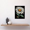 thumbnail image 2 of A Single Daisy Dark Old School Tattoo Ink Body Art Rockabilly Americana 50s Unframed Wall Art Print Poster Home Decor Premium, 2 of 3