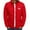 Red, variant on ZQUUVOU Men's Casual Jacket Solid Color Long Sleeved Zipper Pocket Jacket (Green,2XL)