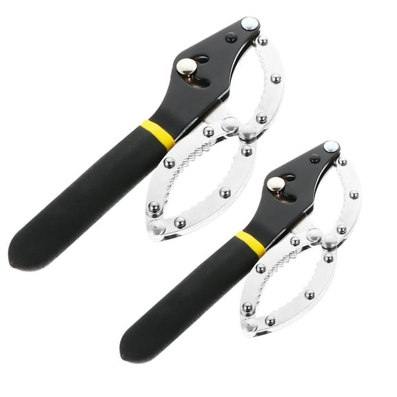 unbranded 2 Pcs Pinch Clamp Wrench Oil Filter Remover 17X8CM Black