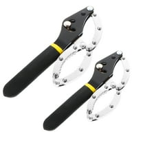 unbranded 2 Pcs Pinch Clamp Wrench Oil Filter Remover 17X8CM Black