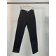 thumbnail image 1 of 2024 principios de primavera nuevo king pantalones vaqueros de pierna recta elásticos y de felpa con nueve cuartos de longitud, cintura alta para mujer y efecto adelgazante, 1 of 5