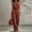Brick Red, variant on LEKODE Women Rompers and Jumpsuits Cotton Linen Jumpsuits for Women Summer Halter Jumpsuits for Women Loose Overalls Sleeveless Boho Jumpsuit Ruched Romper Casual Outfits for Women Blackish Green L