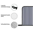thumbnail image 4 of Salouo Navy Blue And White Stripes for Oven Mitts and Potholders BBQ Gloves-Oven Mitts and Pot Holders Non-Slip Cooking Gloves for Cooking Baking Grilling (4-Piece Set), 4 of 6