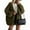 Army Green, variant on Stichou Womens Oversized Cardigan Sweaters 2025 Fall Long Lantern Sleeve Knit Open Front Lightweight Sweater Beige L