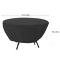 thumbnail image 1 of Table Cover, Premium Waterproof Dust Round Table Chair Cover Outdoor Garden Patio Table Cover Furniture Covers, 1 of 8
