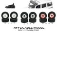 thumbnail image 3 of ZheElen 1/12 Plastic Wear-resistant Wheel Rims Tyre For MN MN128 MN86 G500 RC Car Part RC Car Accessories Replacement Parts Silver, 3 of 6
