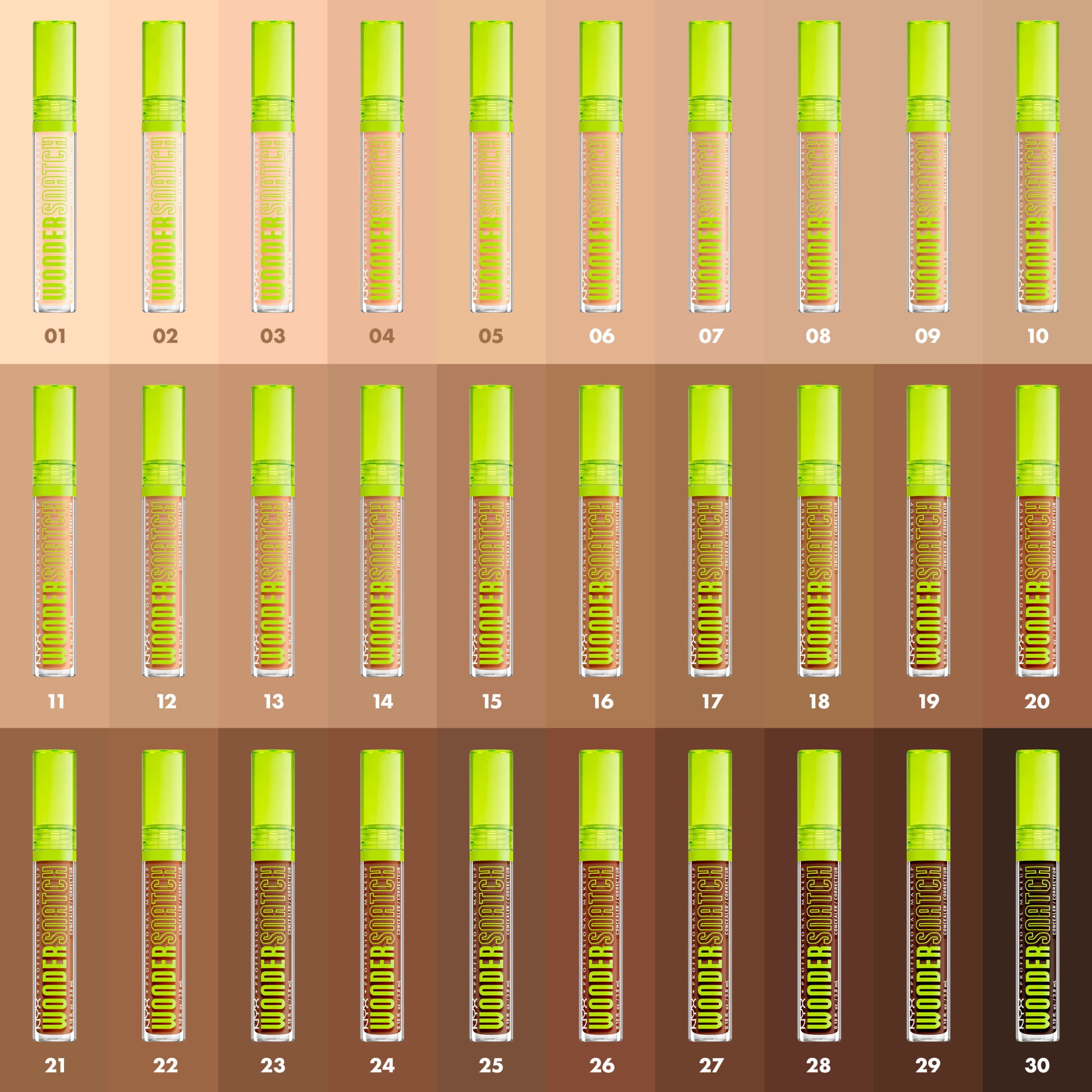 NYX Professional Makeup Wonder Snatch Matte Concealer, Full Coverage Under Eye Concealer, Natural Beige, 0.10 fl oz