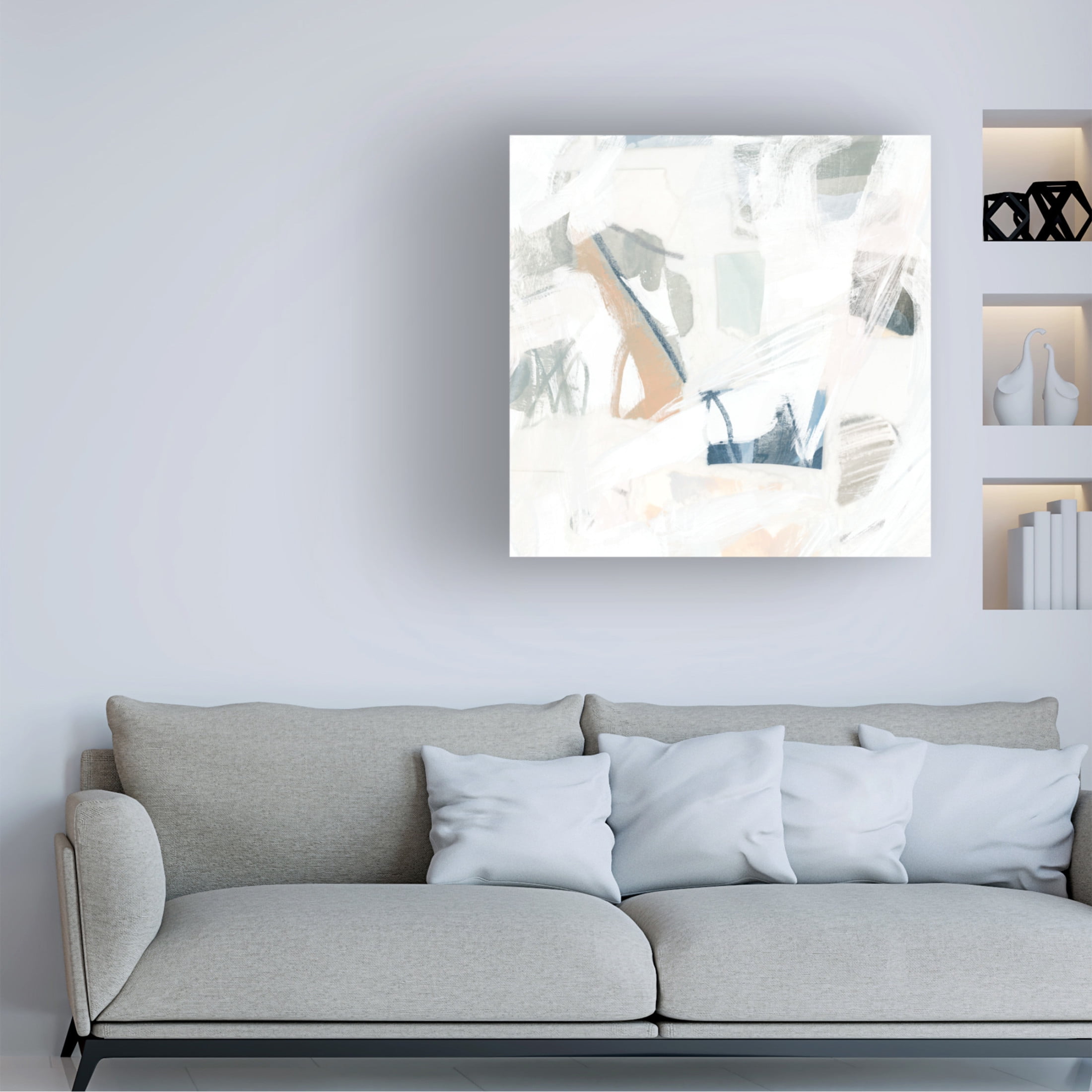 Trademark Fine Art June Erica Vess Estilo IV Canvas Wall Art