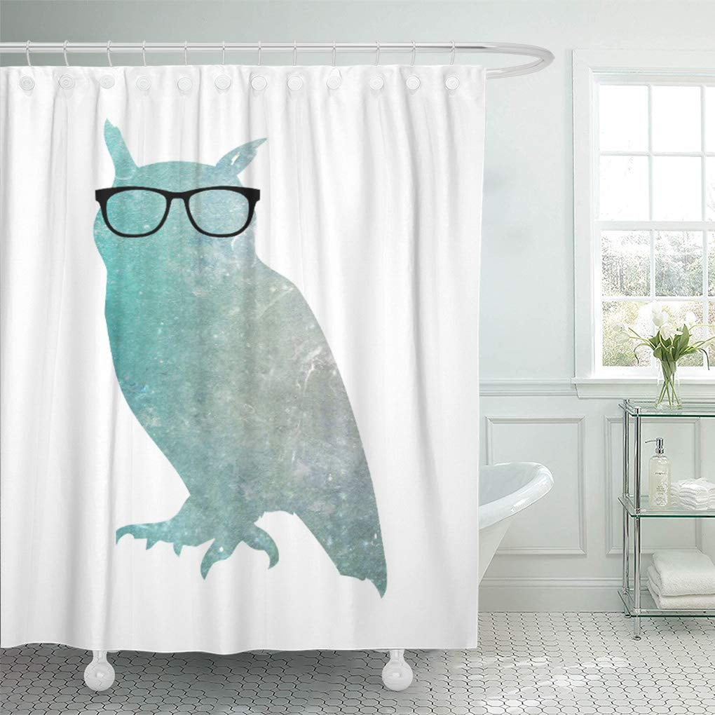 CYNLON Blue Wise Hipster Owl Purple Birds Stardust Glasses ...