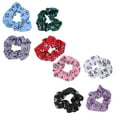 thumbnail image 2 of Miangastore 8 Pcs Élastiques pour Filles, Cordes pour Cheveux, Chouchous Imprimés, Chouchou Queue de Cheval, Élastiques pour Cheveux, 2 of 9