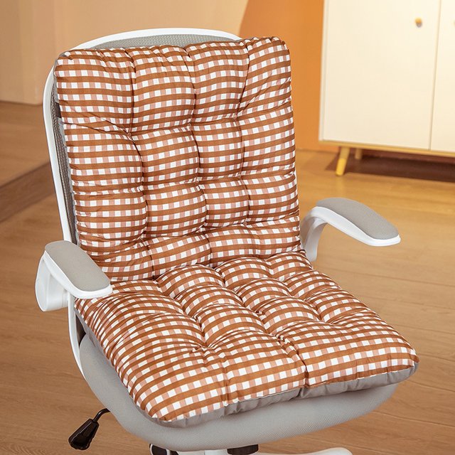 Cojín para silla Cojín para silla de oficina Cojín para silla de ordenador Cojín integrado Otoño e invierno Cojín para estudiantes Cojín reclinable