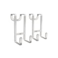thumbnail image 2 of Genreen Over The Door Hooks - 2 Pack Heavy Duty Dual-Hook Organizer Hanger with Non-Slip Rubber for Towels, Clothes & Bags Use in Bathroom, Bedroom, Kitchen, 2 of 7