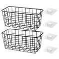 thumbnail image 4 of PENGXIANG 1 Set Wall Storage Metal Hanging Basket Hanging Kitchen Basket Wire Storage Basket, 4 of 6