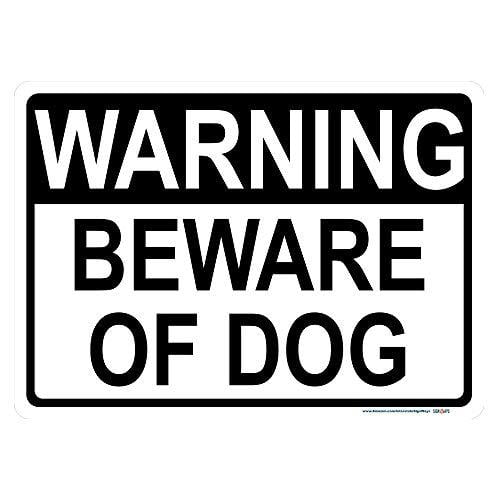 warning beware of dog
