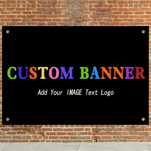 Custom Banners And Signs 6x4 Ft,Personalized Banner With Photo