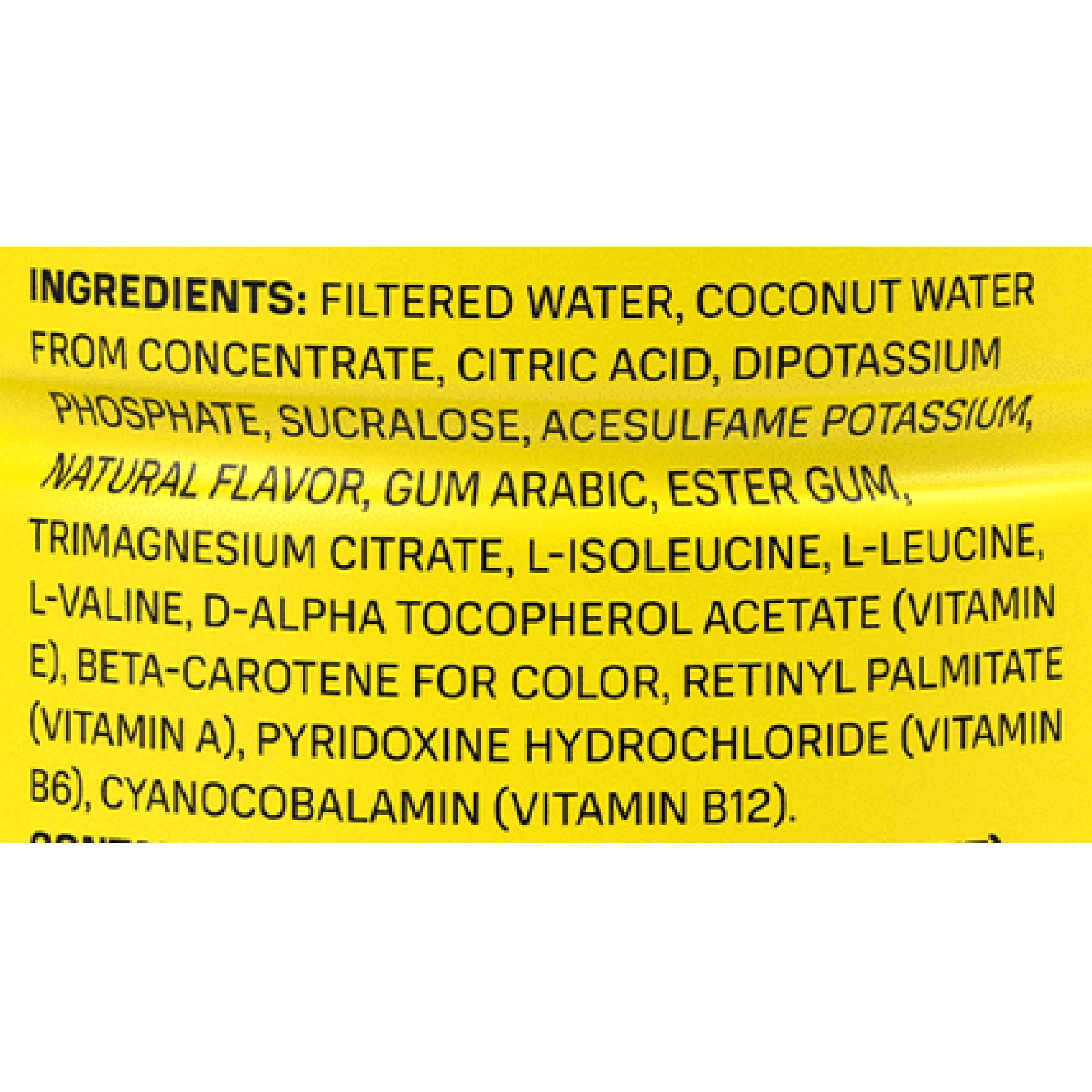 Prime Hydration with BCAA Blend for Muscle Recovery - Lemonade (12 Drinks, 12 Fl Oz. Each)