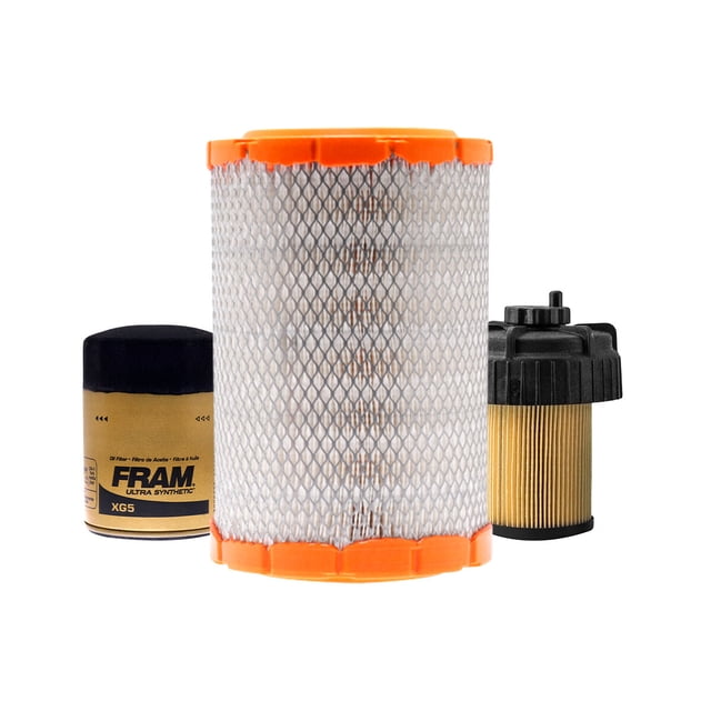 Kit De Filtro de Aire, Filtro de Aceite Sintético y Filtro de Combustible 3 PIEZAS Compatible con Gmc K3500 V8 6.5L del 1997 al 2000