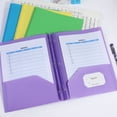 thumbnail image 2 of Misright Two Pocket Document Bag with Prongs Letter Size File Organiser with 3 Prong, 2 of 16