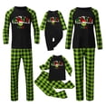 thumbnail image 1 of Conjuntos de pijamas navideños familiares a juego Grinch 2024, pijama de Grinch con parte superior y pantalones de pijama a cuadros, pijama de Grinch para niños y adultos para la familia, Mujer XL, 1 of 5