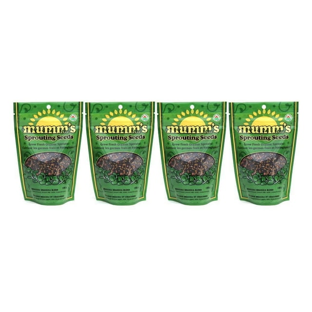 Broccoli Brassica Blend 4 Pack - Mumm’s Sprouting Seeds