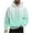 Mens Hoodies & Sweatshirts Green, variant on Big & Tall Hoodies for Men with Front Pocket Pullover Plus Size M-4X Sweatshirts Long Sleeve Gradient Printed Comfort Going Out Athletic Hooded Tops