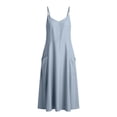 thumbnail image 7 of Dresses for Women Summer Open Back Flowy Long Beach Sundresses Casual Backless Cami Vacation Maxi Dresses, 7 of 7