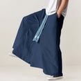 thumbnail image 4 of XIYON Mens Pants Summer Large Size Straight Loose Wide Leg Pants Men's Ancient Style Pants Trousers Streetwear, 4 of 5