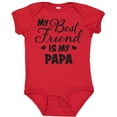 thumbnail image 3 of Inktastic My Best Friend is My Papa with Hearts Boys or Girls Baby Bodysuit, 3 of 5